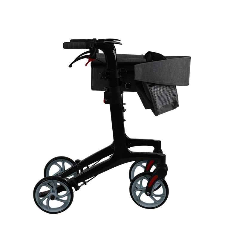Deluxe Ultra light Weight Carbon Fiber Rollator Walker