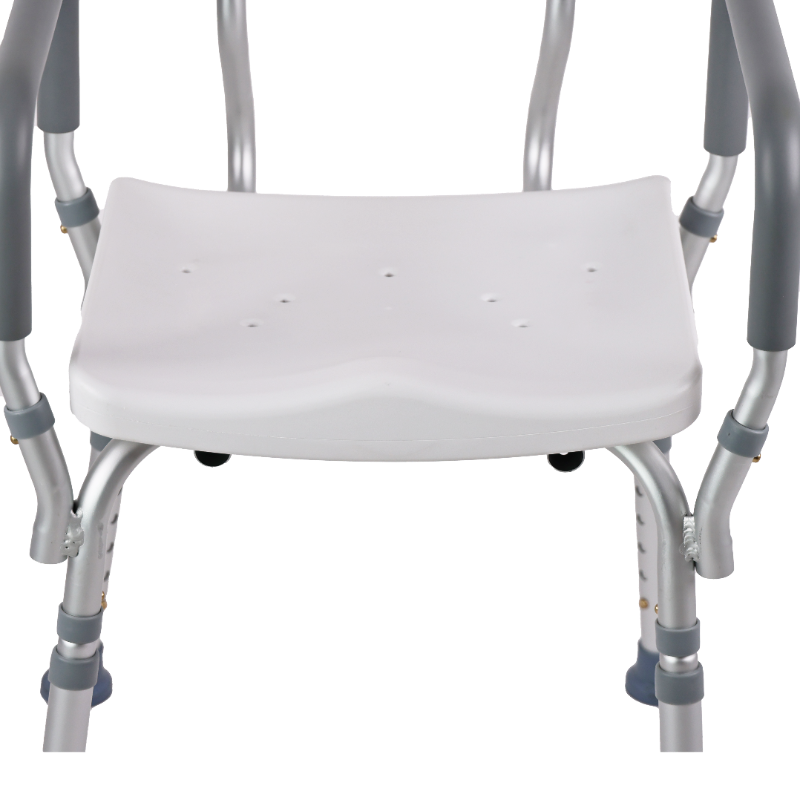 Ergonomiczne aluminiowe krzesło prysznicowe