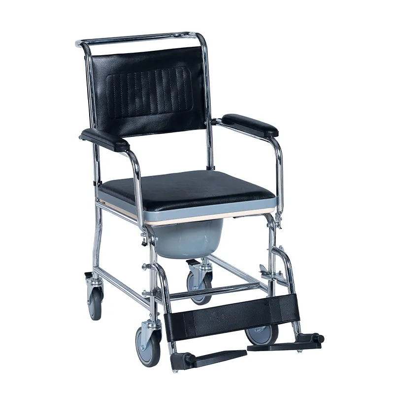 Why do patients with limited mobility need a commode wheelchair?