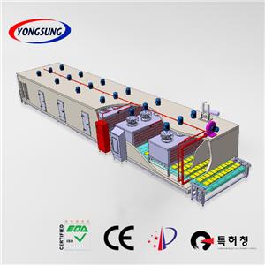 Impingement Tunnel Freezer for Pastry Products