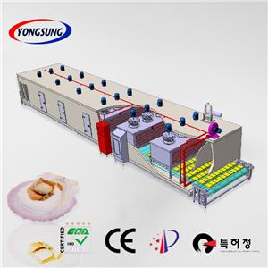 Impingement Tunnel Freezer for Aquatic Products
