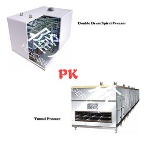 I vantaggi del congelatore a spirale Confronto con il congelatore a tunnel