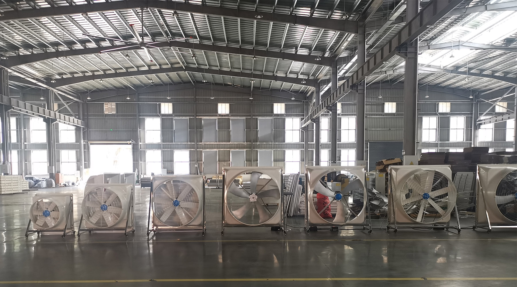 Grain drying fan