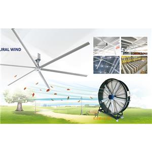 Industrial Ceiling Fan, 6.7m-7.3m Low Power