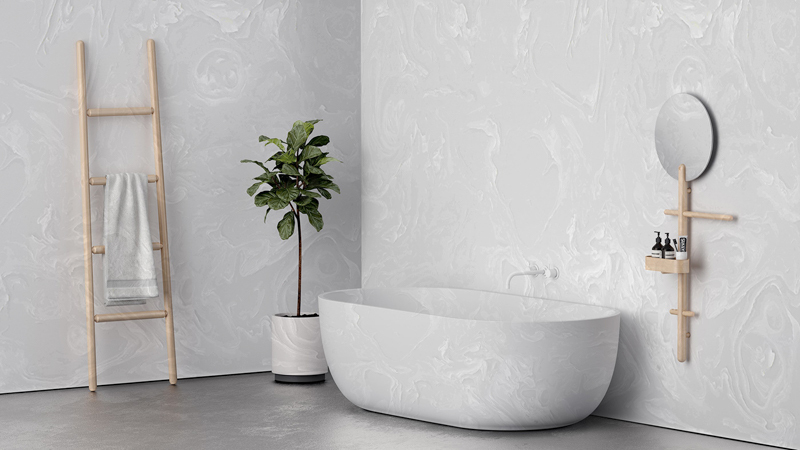 Witte kleur kunstmatige onyx voor muur