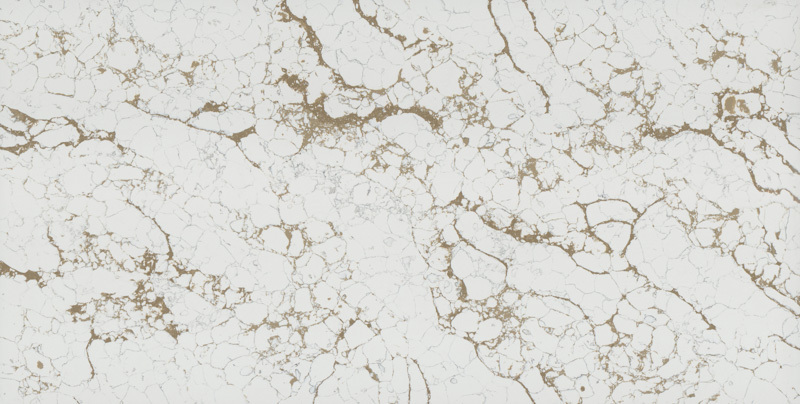 Decoração de balcão residencial de quartzo listras Carrara