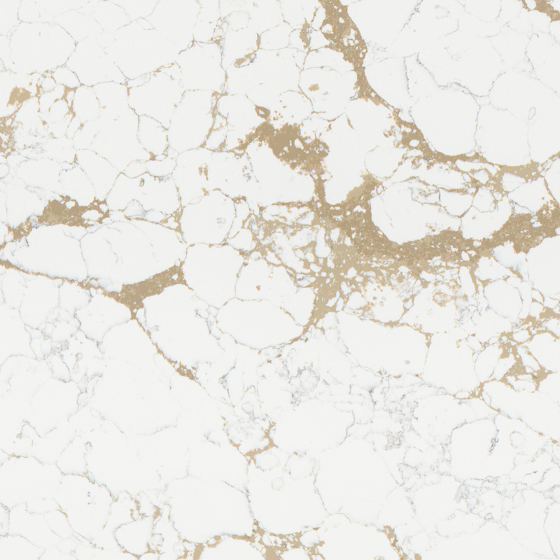 Decoração de balcão residencial de quartzo listras Carrara