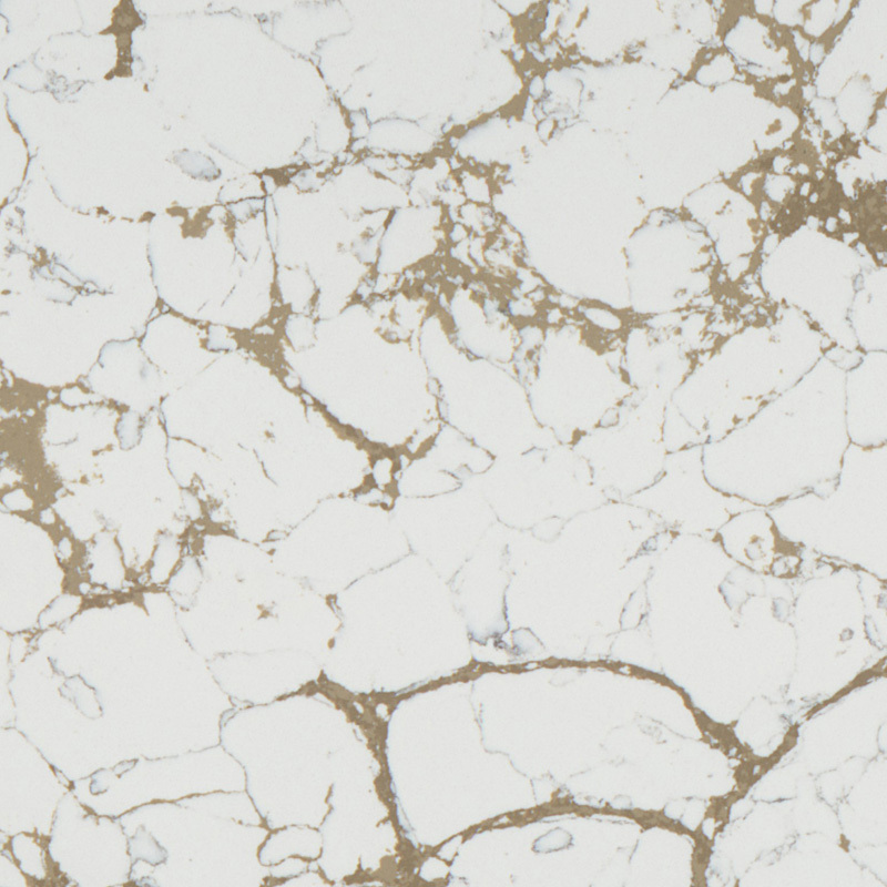 Decoração de balcão residencial de quartzo listras Carrara