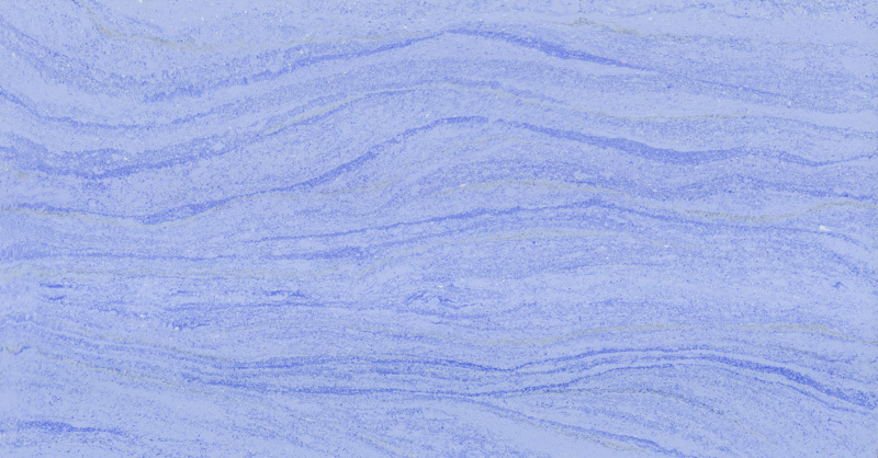 exhibición de losas de tema marítimo de cuarzo artificial azul