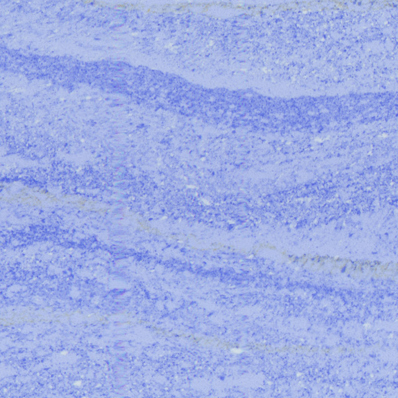 exhibición de losas de tema marítimo de cuarzo artificial azul