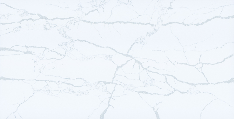 ポリッシュ ホワイト 人工水晶 ラウンド テーブル トップ