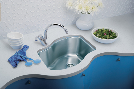 汚れにくいクリスタルホワイト人工水晶バックスプラッシュ