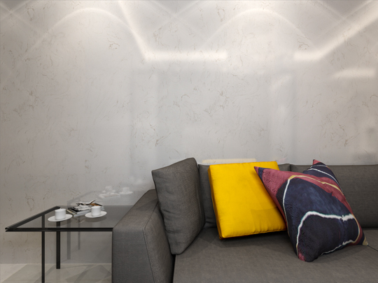 Pavimento in marmo bianco ingegnerizzato