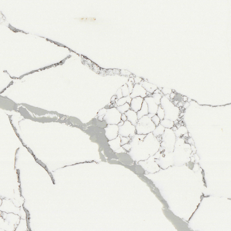 سنو وايت كوارتز سطح الطاولة هندسيا