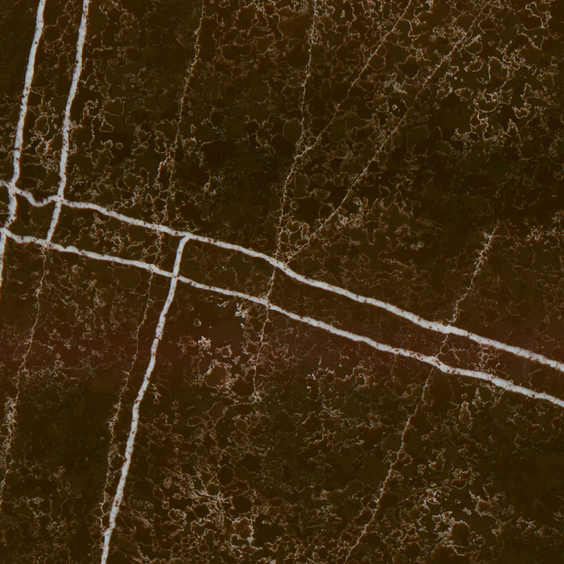 brun avec des veines blanches surface intérieure en quartz