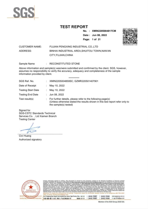 Rapport de test SGS