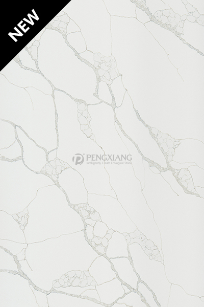 Облицовка стен с венами из искусственного кварца Мэтт Заканчивать