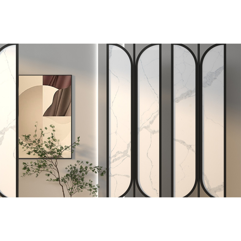 Pedra branca estatuária de quartzo calacatta