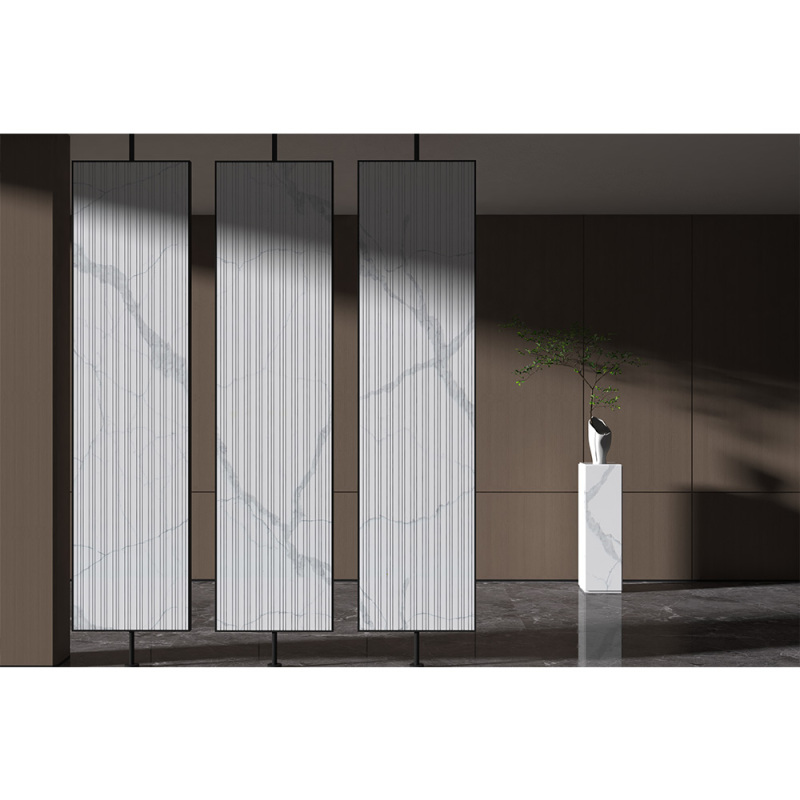 PXQZ180225-3 Bianco Statuario Calacatta Quartz Artificial Facing Stone