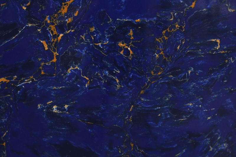 豪華なロイヤル ブルー クォーツ スラブ ホテルのロビー