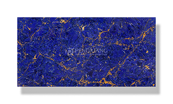 豪華なロイヤル ブルー クォーツ スラブ ホテルのロビー