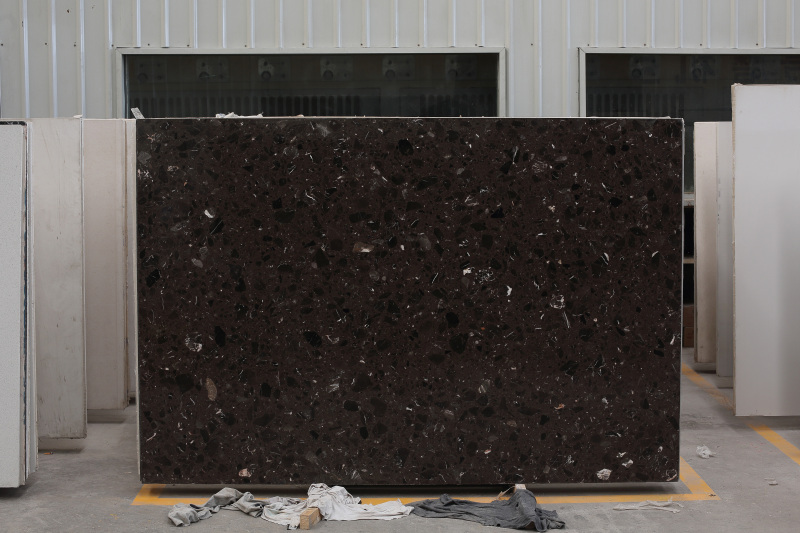 ビッグ パーティクル ブラウン コーヒー テーブル トップ