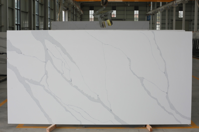 Carrara Bookmatching muur achtergrond