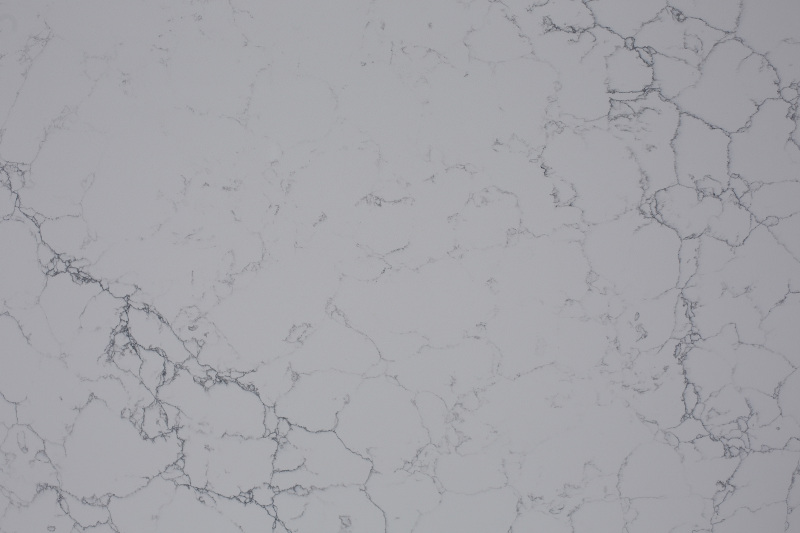 PXQZ220222-4 White Quartz With Black Stripes Scattered for Vanitytop