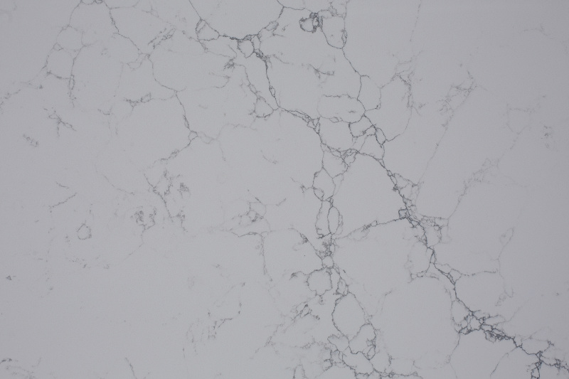 PXQZ220222-4 White Quartz With Black Stripes Scattered for Vanitytop