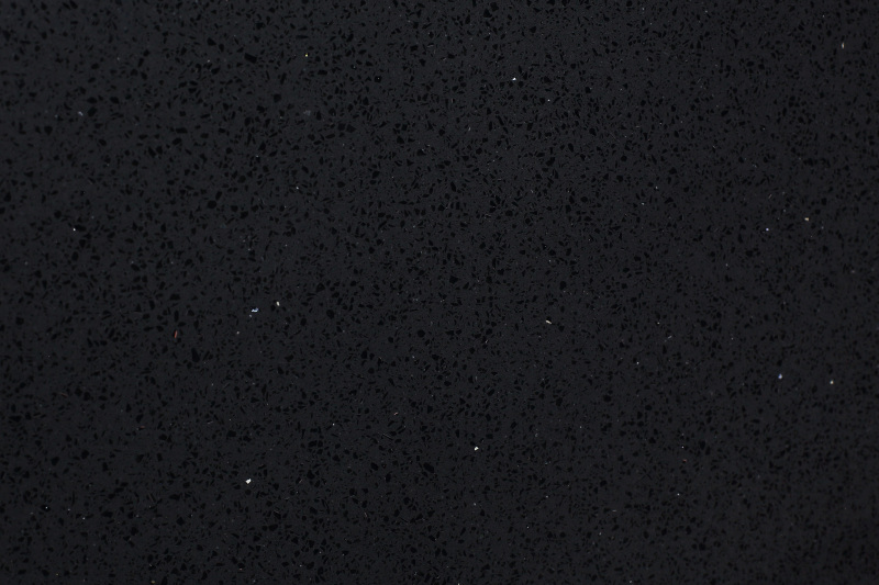 水晶艶をかけられた粒子の黒の人工的な水晶カウンタートップ