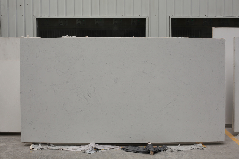 PX0190 Artificial Marble Stone Calacatta White Countertop Table tops