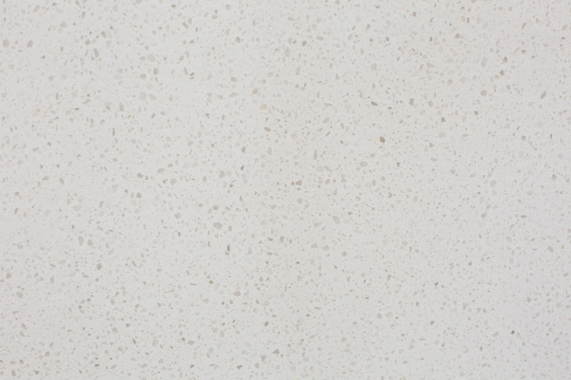 Losa de cuarzo artificial blanco de partículas pequeñas de tamaño jumbo