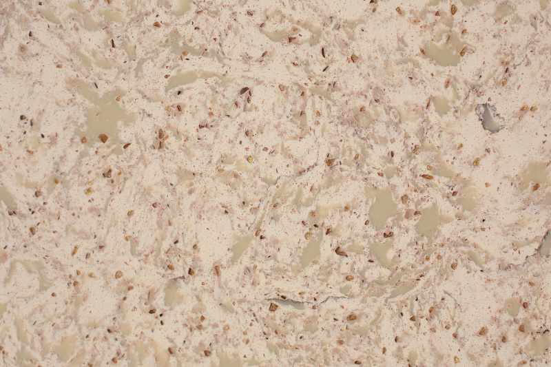 PXQZ4407 Beige Solid Color Artificial Quartz 2CM Thickness Stone Slabs