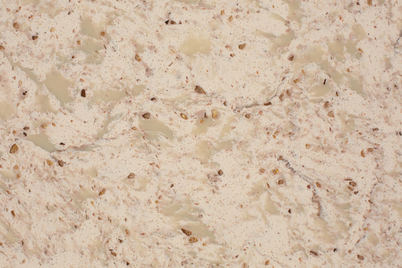 PXQZ4407 Beige Solid Color Artificial Quartz 2CM Thickness Stone Slabs
