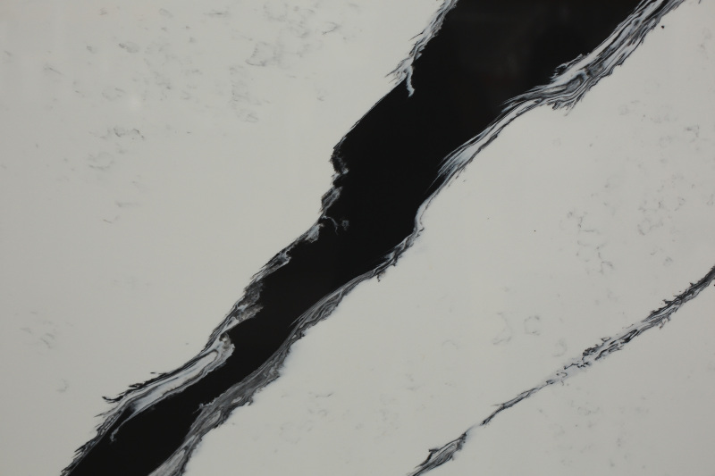 パンダ ホワイト クォーツ キッチン カウンタートップ