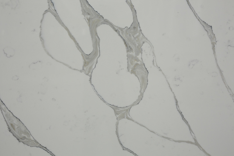 PXQZ211006-2 Stain-resistant Calacatta Decorative Quartz Stone for Kitchen