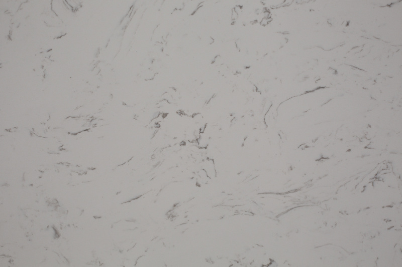 Tavolino da doccia con pavimento in marmo artificiale bianco