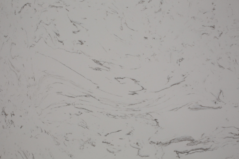 Tavolino da doccia con pavimento in marmo artificiale bianco