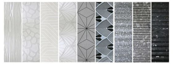 Exploring the beauty of the texture of recycled materials