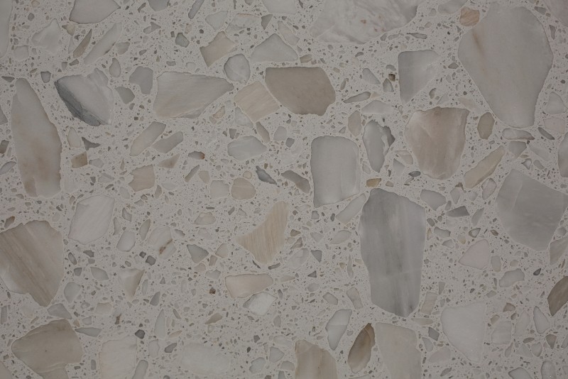 white artificial marble