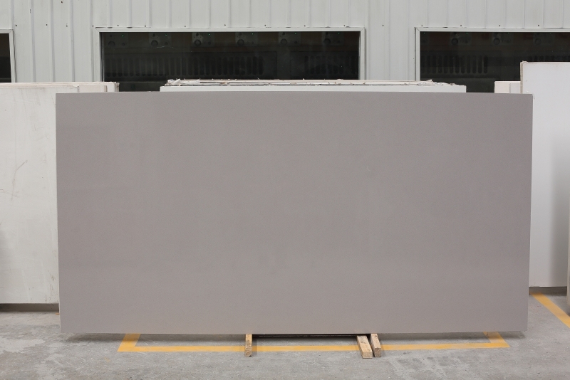 PX0033 Modern Grey Engineered Marble Stone Slab Cut to Size Countertop