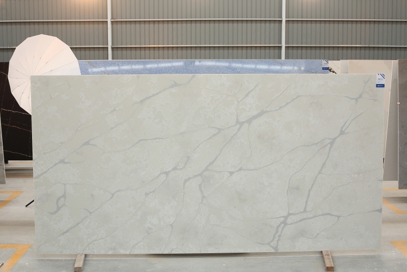 PXQZ200313-1 Natural-stone Look Artificial Quartz Slabs Countertops In Stock