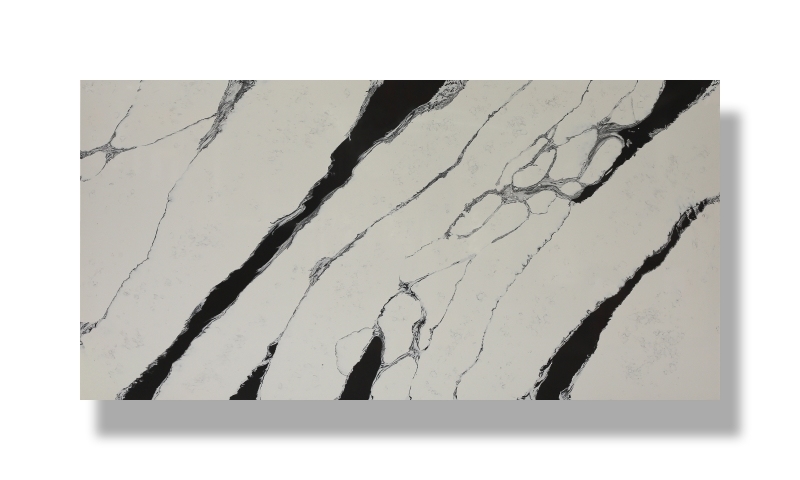 PXQZ211018-1 Artificial Stone Quartz Kitchen Countertop Island for Kitchen