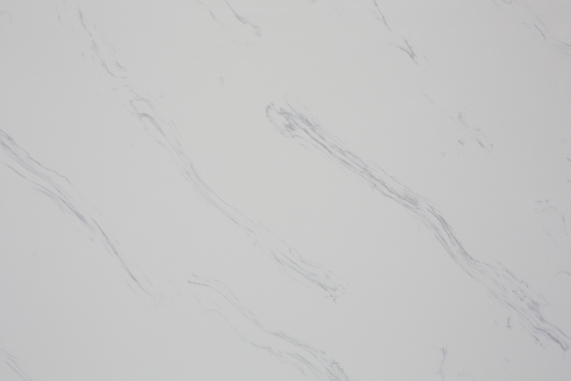 PXQZ180510-1 White Artificial Quartz Furniture Pattern Engineered Stone