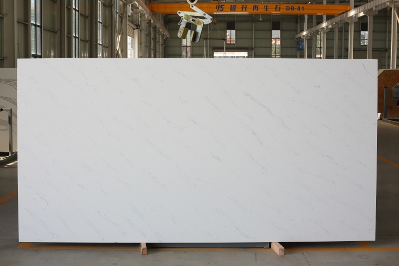 PXQZ180510-1 White Artificial Quartz Furniture Pattern Engineered Stone