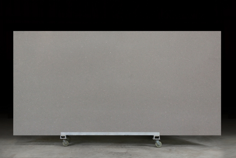 PXQZ807 Grey Sparkle Quartz Countertop Galaxy Artificial Stone Quartz Slabs