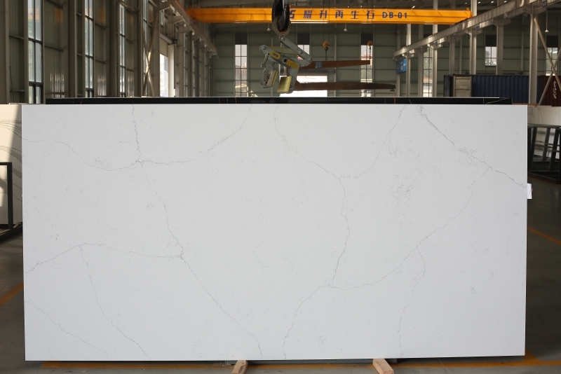 PXQZ180522-1 Engineered Quartz Slab for Villa Wall Panel Floor Decoration