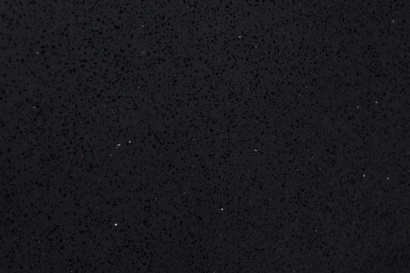 PXQZ805 Black Crystal Quartz Black Galaxy Artificial Quartz Countertop