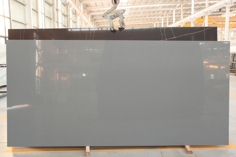 PXQZ301 Fine Particle Grey Artificial Quartz Cut To Size