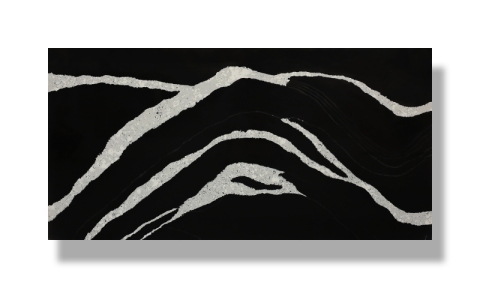 PXQZ211119-1 Black Artificial Quartz with for Kitchen Intertor Decoration